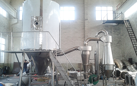 浙江某化工廠訂購的噴霧幹燥機